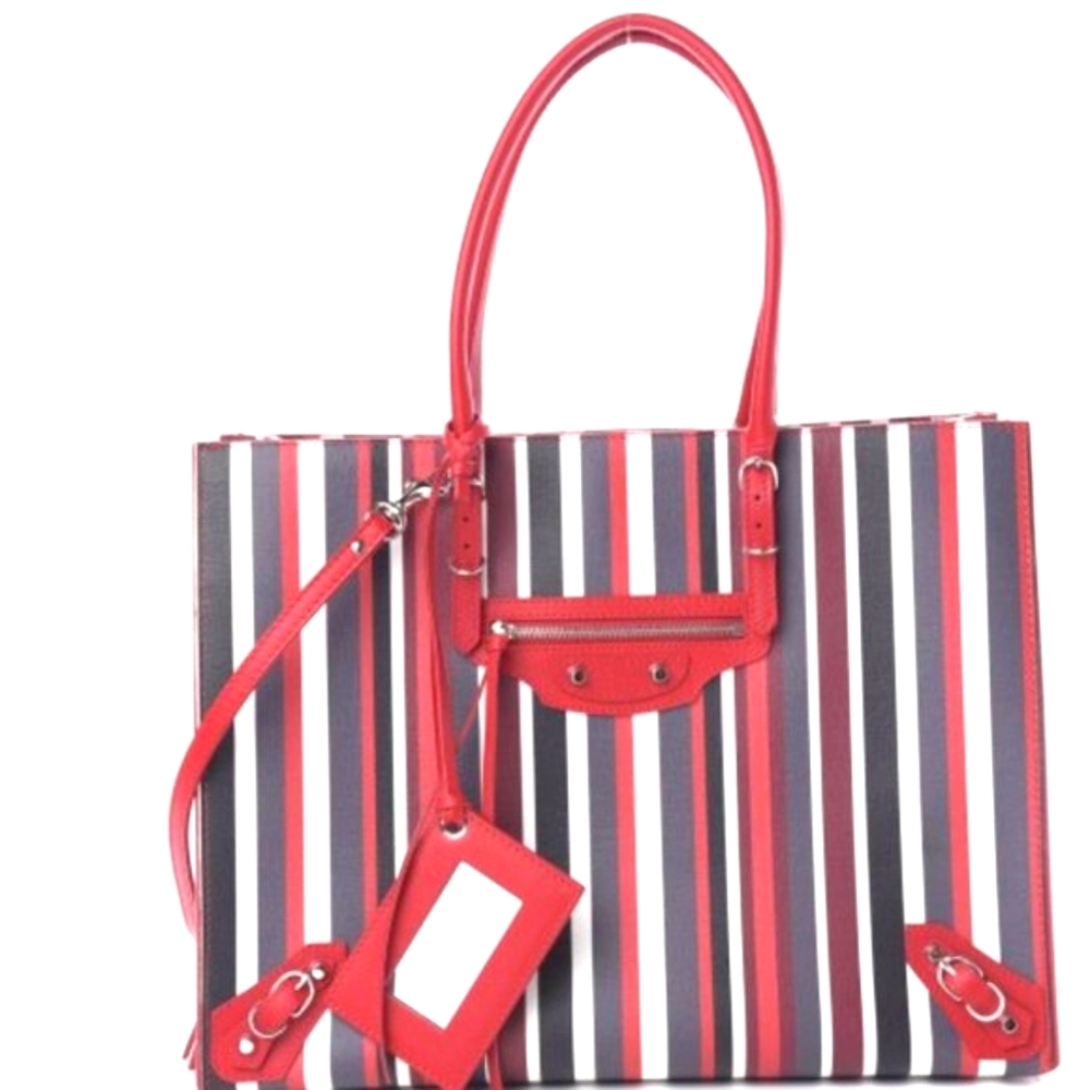 NEW ✅ BALENCIAGA Papier B4 LG Leather Tote Bag ✨PAPERS, DUST BAG, CONTROL CARD